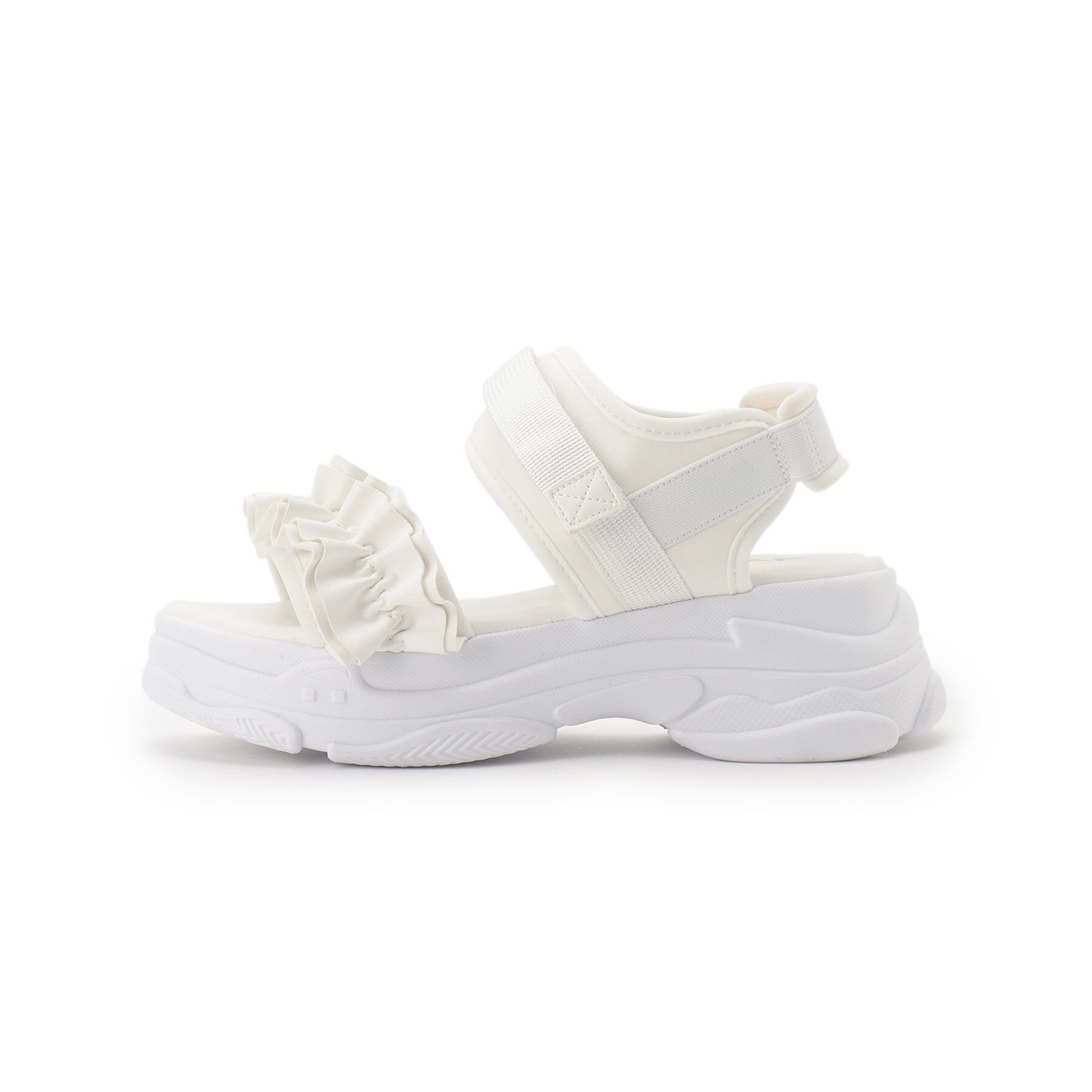 csT&P「厚底フリルスポサン」|サンダル|