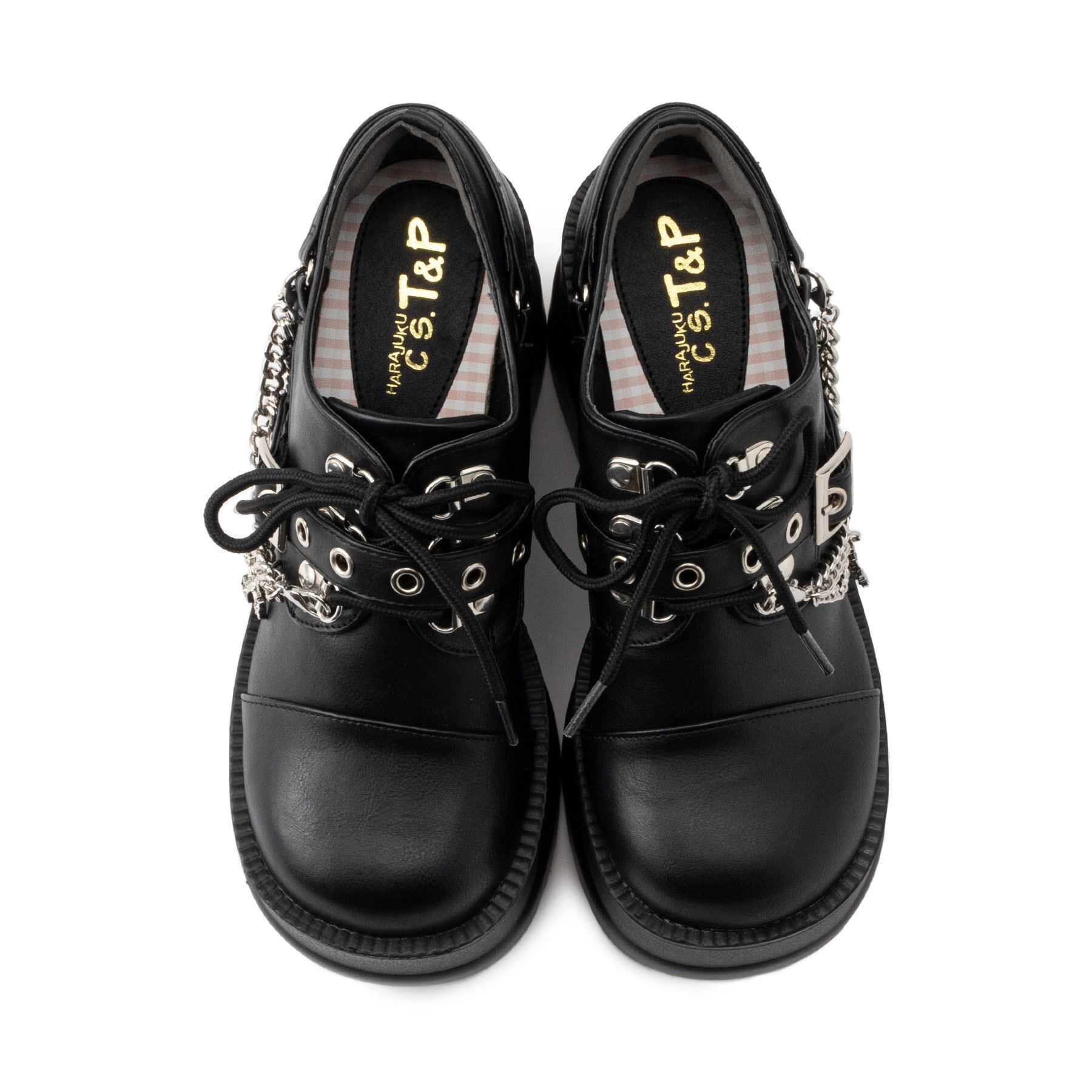 csT&P「厚底チェーン付きパンプス」|パンプス|