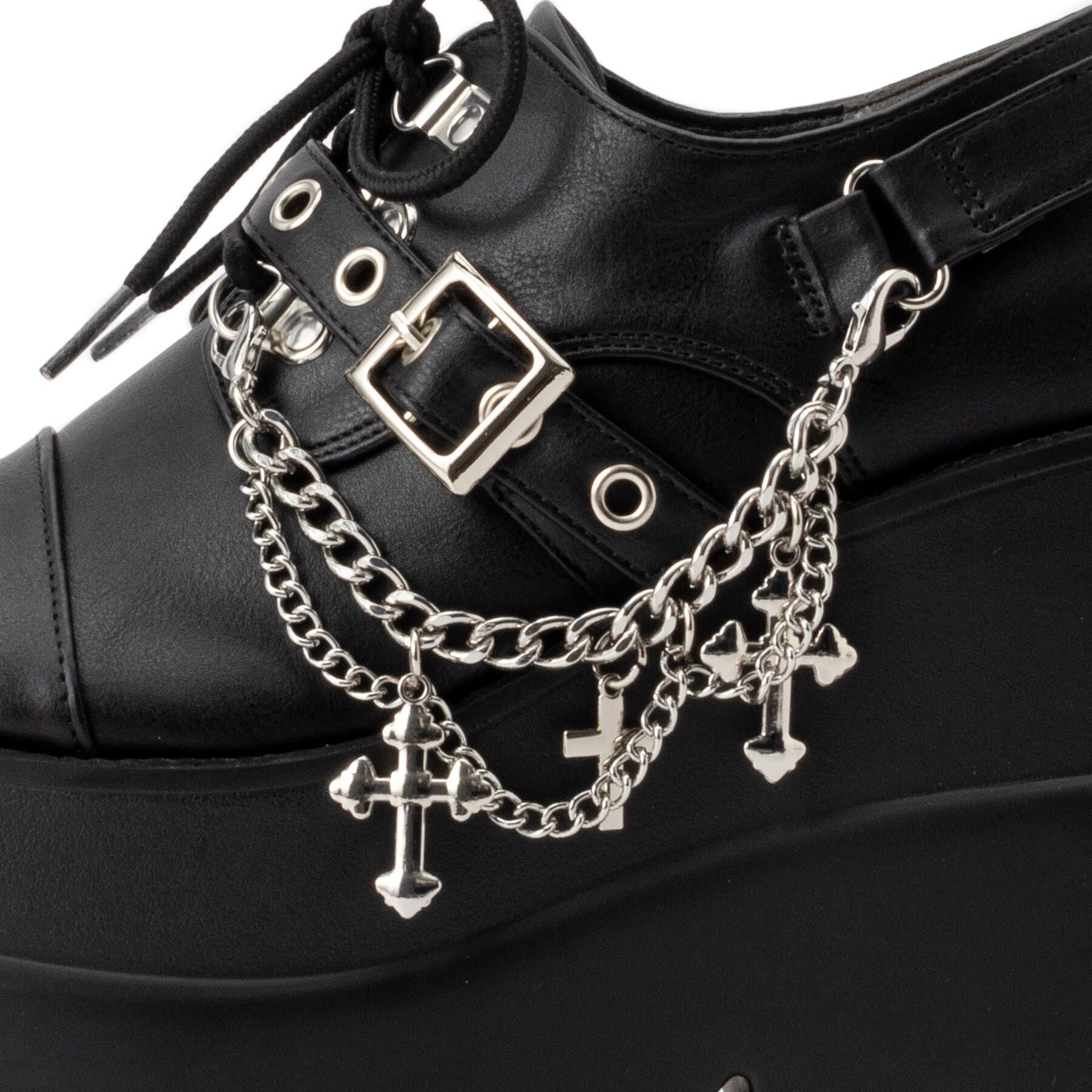 csT&P「厚底チェーン付きパンプス」|パンプス|