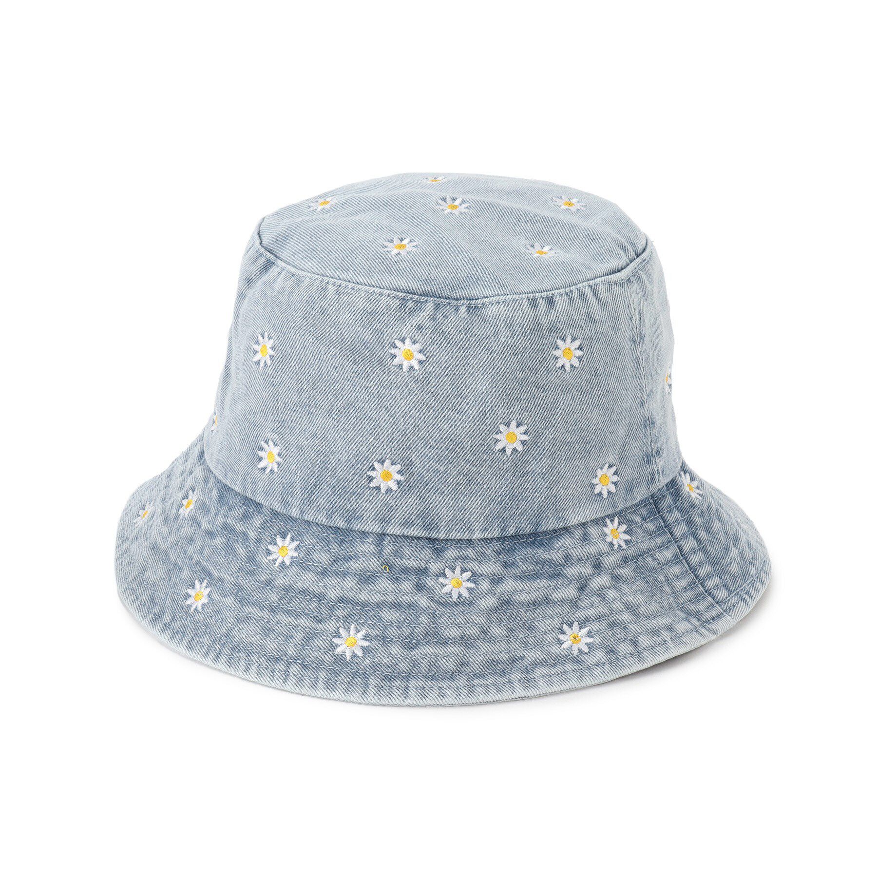 Grandedge「デニムマーガレットバケットハット」|ハット|ライトブルー(091