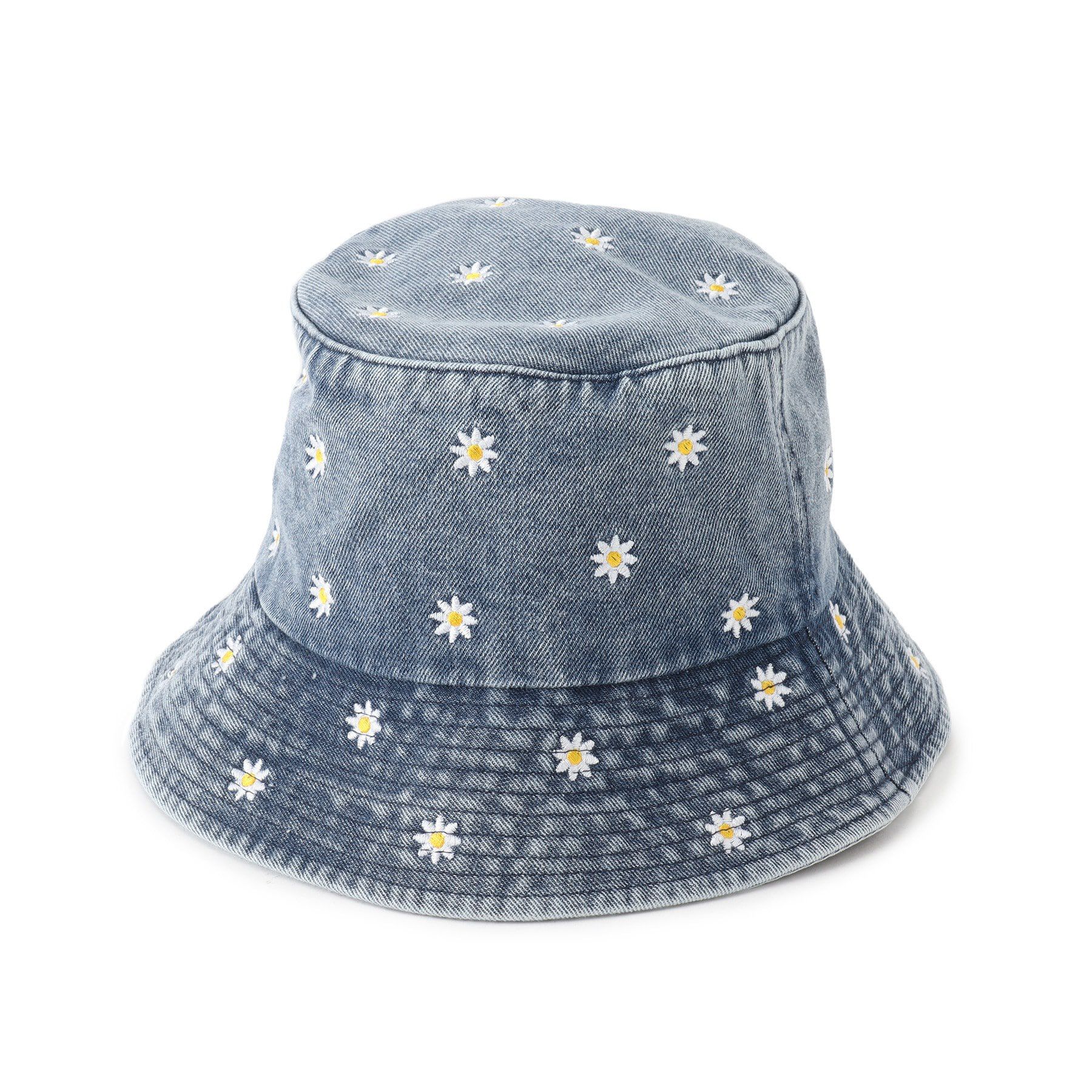 Grandedge「デニムマーガレットバケットハット」|ハット|ブルー(093)