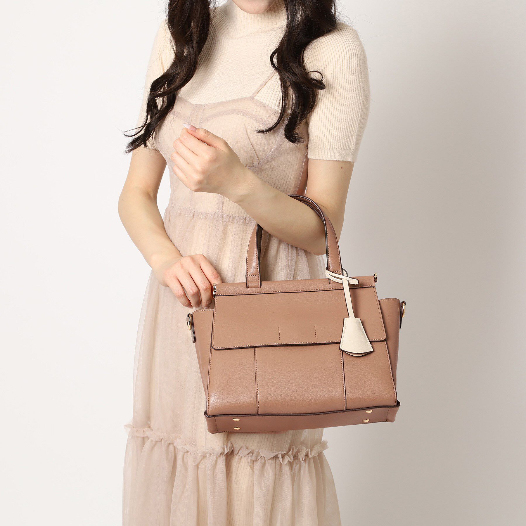 ESPERANZA「ダブルフラップ2WAYハンドバッグ」|ハンドバッグ|