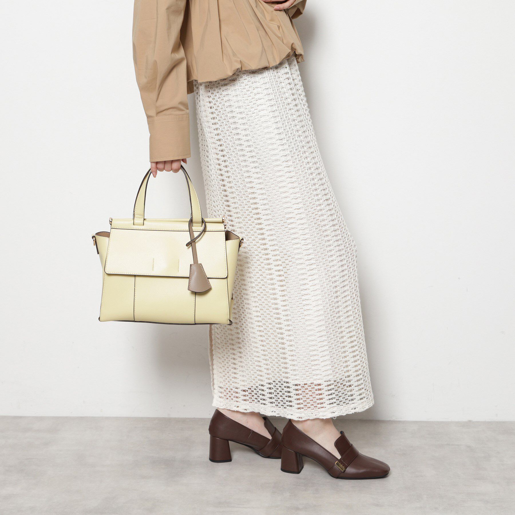 ESPERANZA「ダブルフラップ2WAYハンドバッグ」|ハンドバッグ|