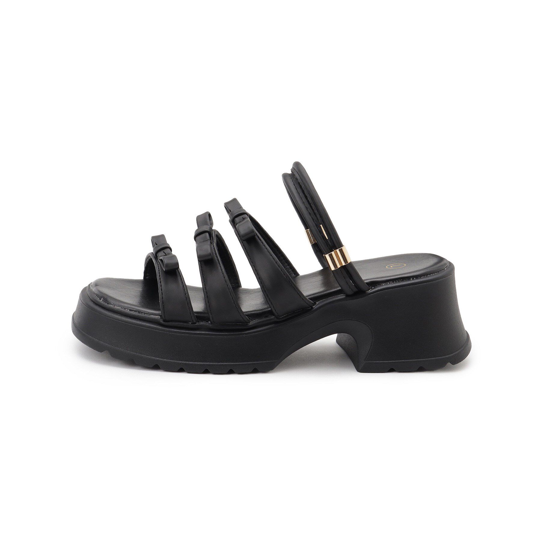 csT&P「3連リボンバレエコアサンダル」|サンダル|