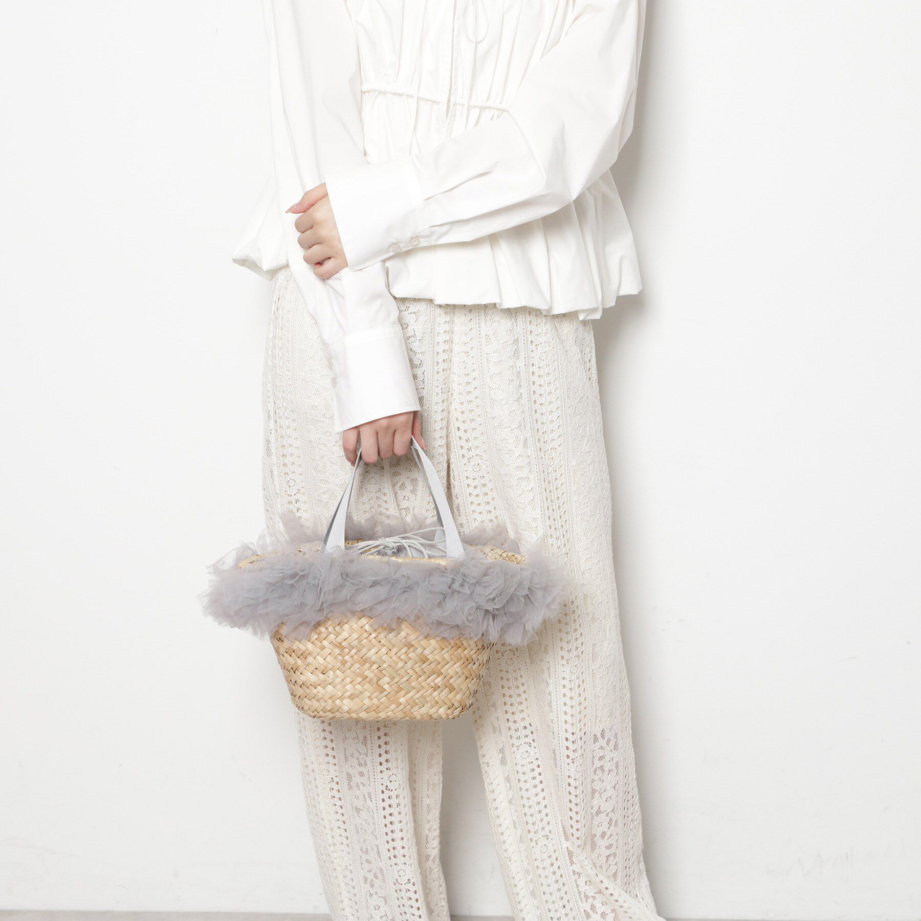ESPERANZA「チュールフリンジカゴバッグ」|ハンドバッグ|