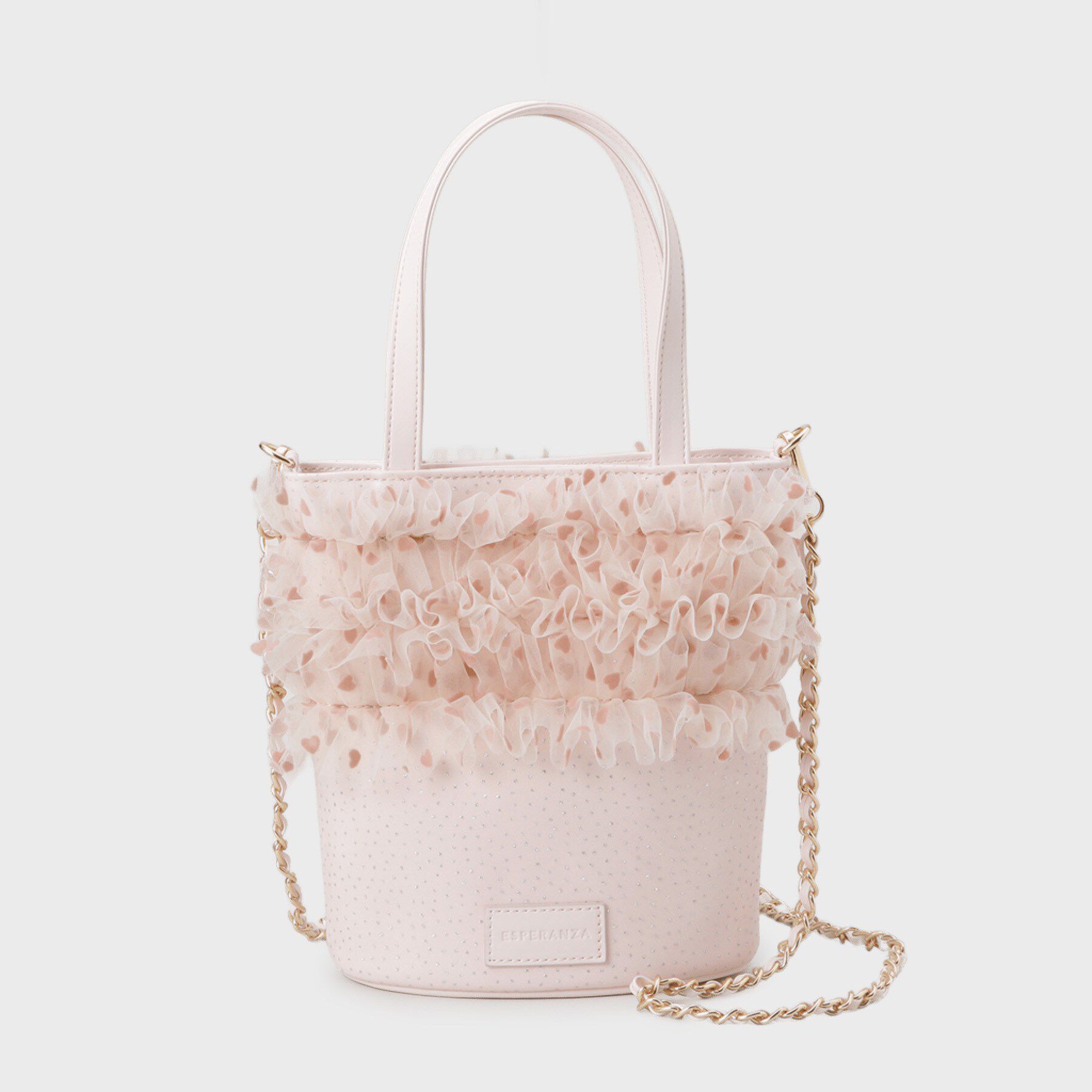 ESPERANZA「ギャザーチュールバッグ」|ハンドバッグ|