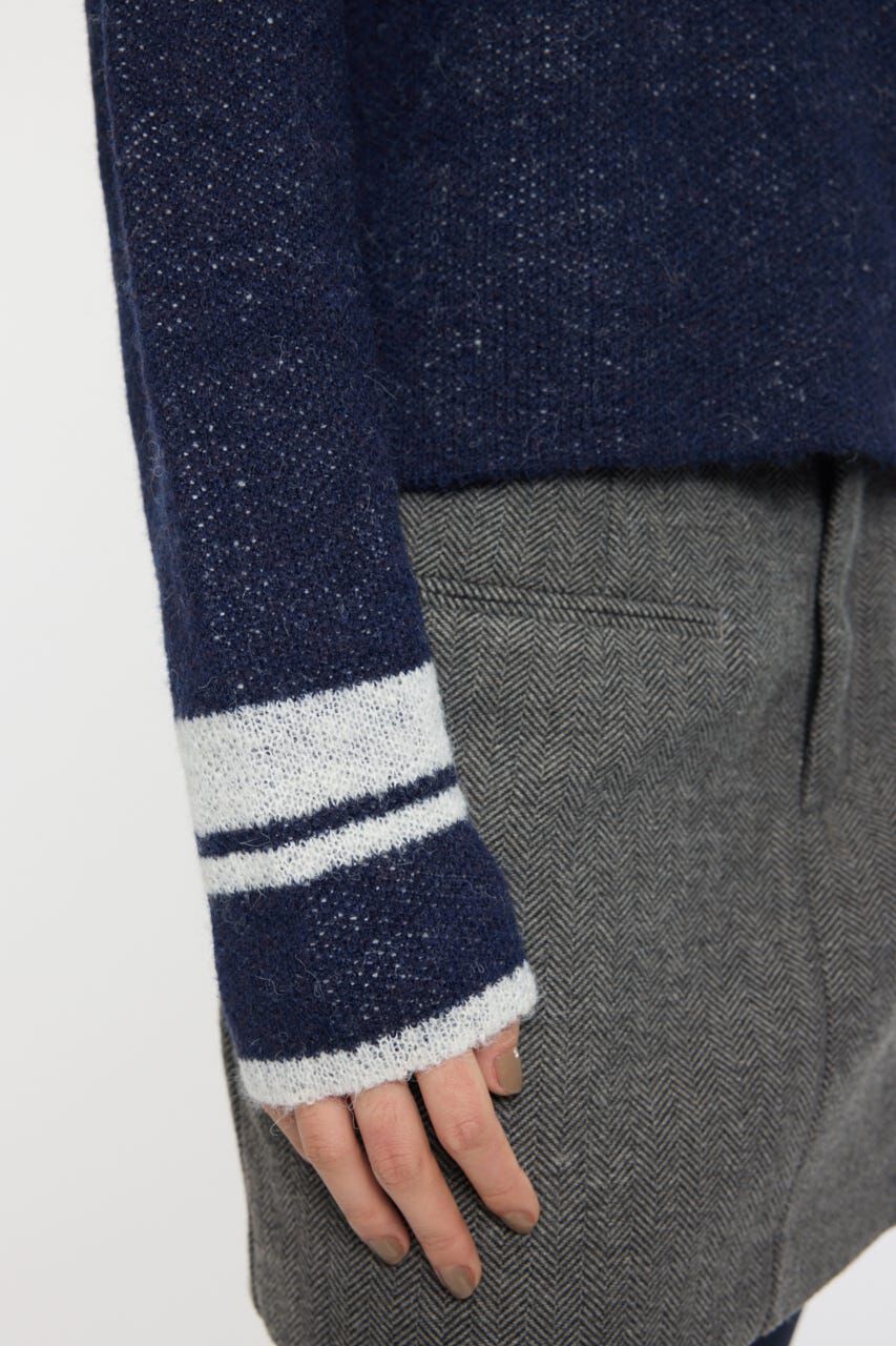 MOUSSY「SHAGGY NUMBERING セーター」|ニット・セーター|