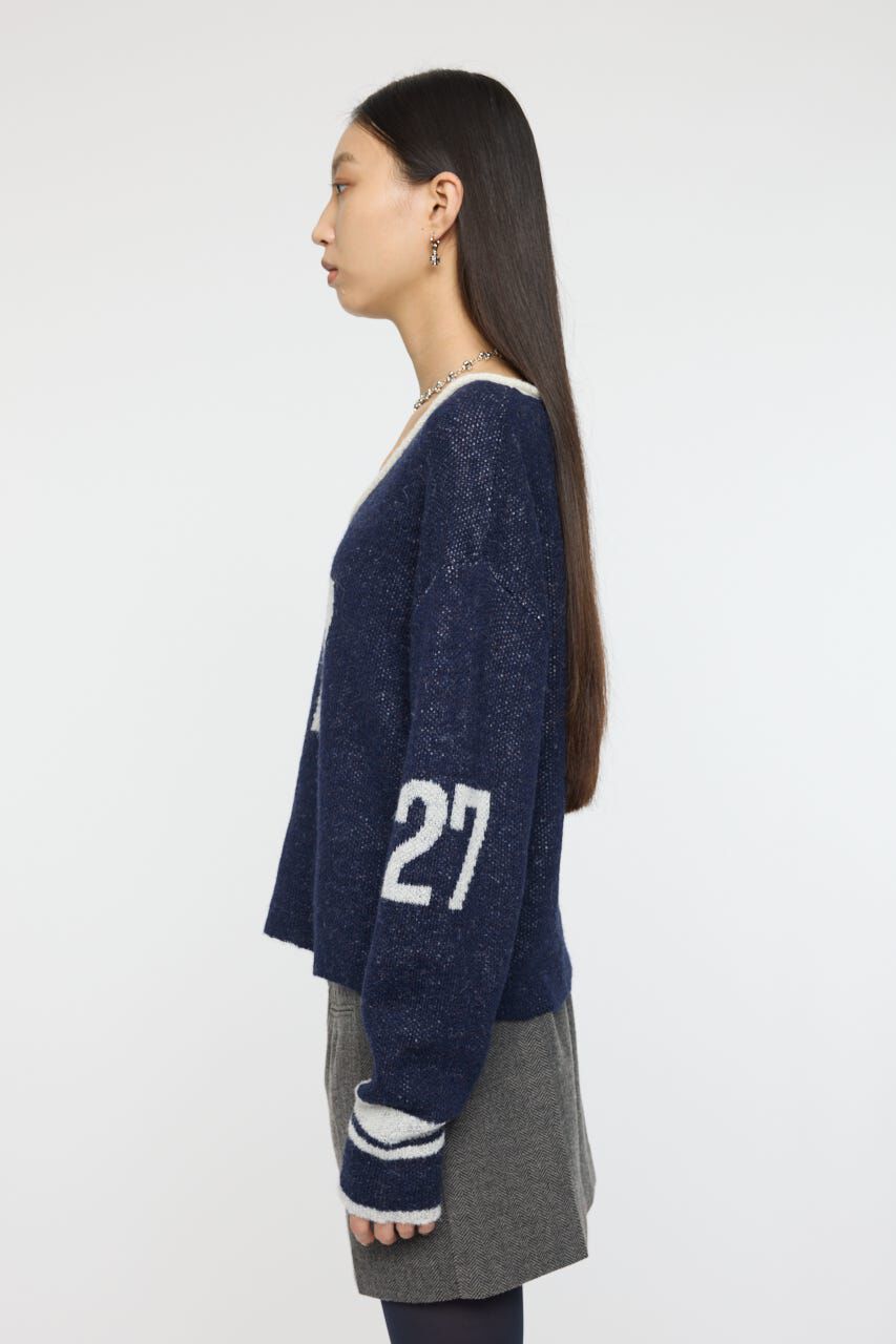 MOUSSY「SHAGGY NUMBERING セーター」|ニット・セーター|