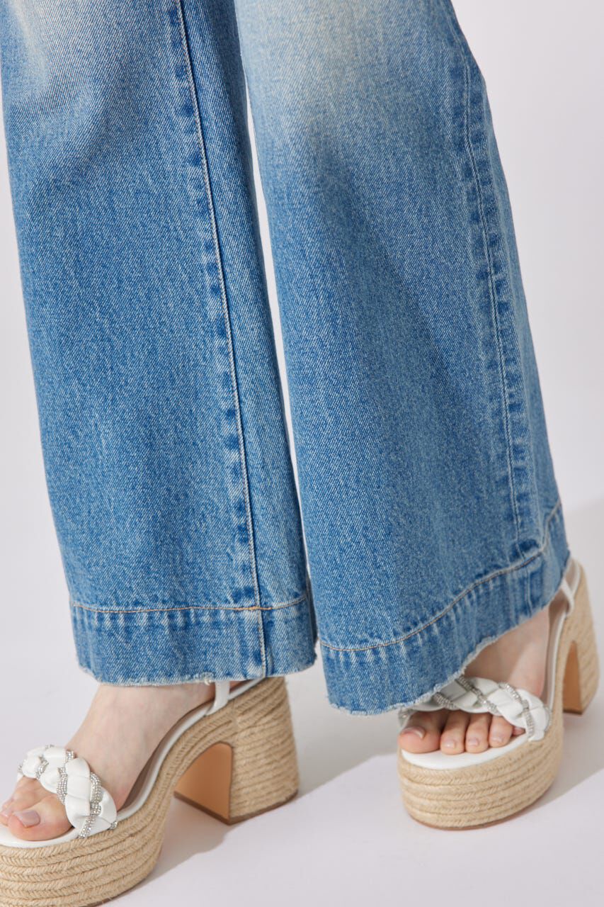 rienda「ブーツカットデニムパンツ」|デニム|