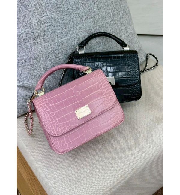 MERCURYDUO「クロコミニバッグ」|ハンドバッグ|