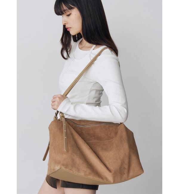 MURUA「レクタングルボストンバッグ」|その他|ベージュ