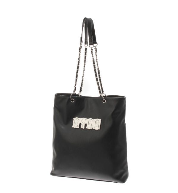 GYDA「GYDAbijouプレートチェーントートBAG」|トートバッグ|