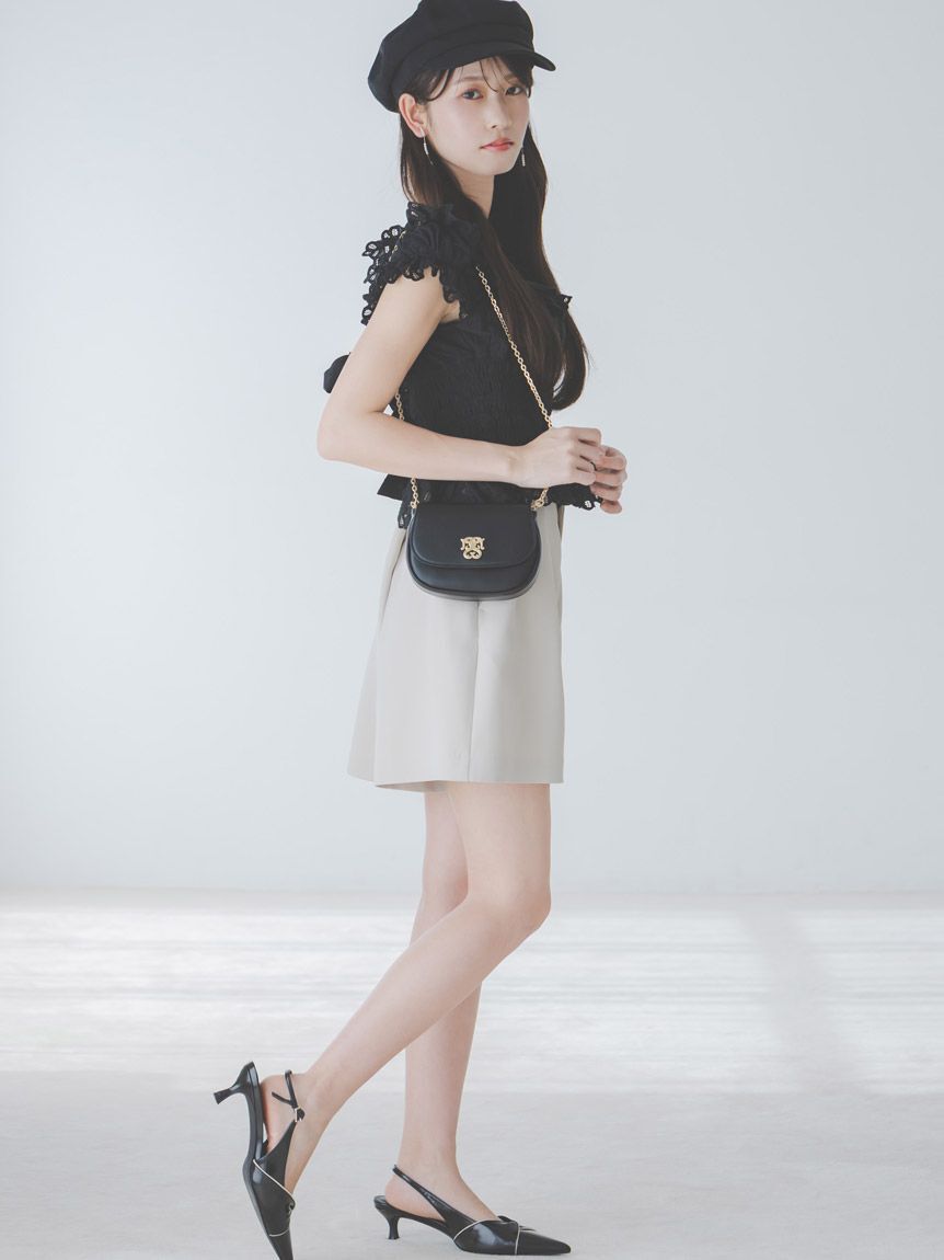 SNIDEL「ラウンドフラップミニショルダー」|ショルダー・メッセンジャー|