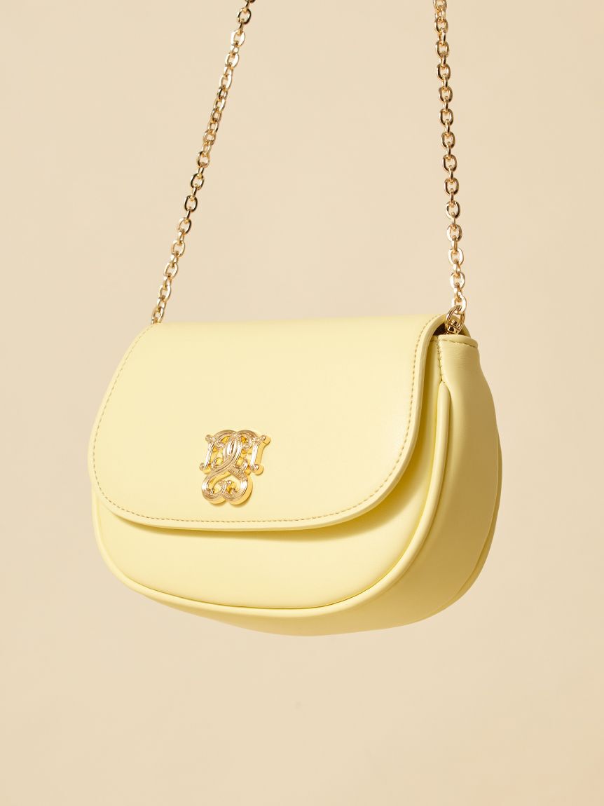 SNIDEL「ラウンドフラップミニショルダー」|ショルダー・メッセンジャー|YEL