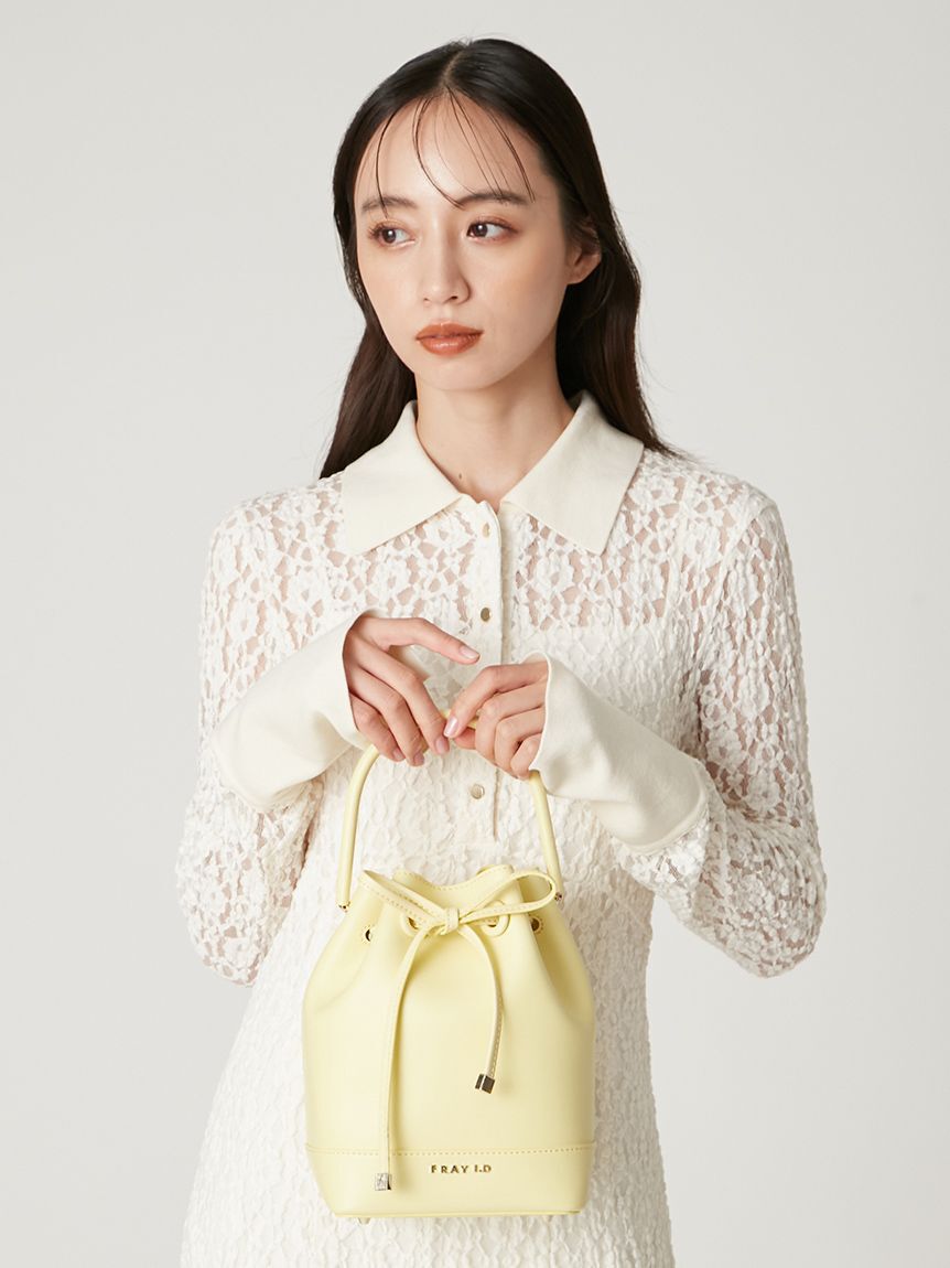 FRAY I.D「ドローストリングリボンバッグ」|ハンドバッグ|