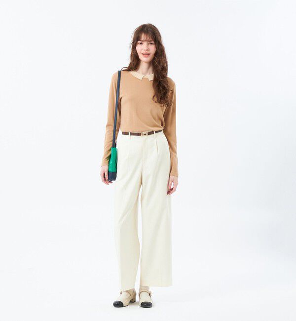 MACKINTOSH PHILOSOPHY「【Bicolor Knit Polo（バイカラーニットポロ）】ロングスリーブ」|ニット・セーター|