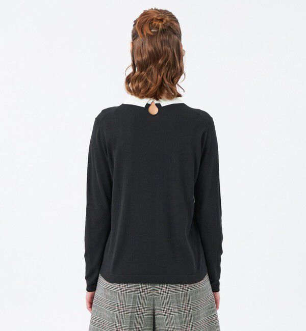 MACKINTOSH PHILOSOPHY「【Bicolor Knit Polo（バイカラーニットポロ）】ロングスリーブ」|ニット・セーター|