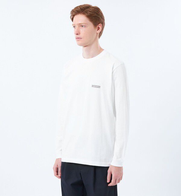 MACKINTOSH PHILOSOPHY「【WEB&一部店舗限定】5.6oz天竺 クルーネックロゴロンＴ」|Tシャツ・カットソー|