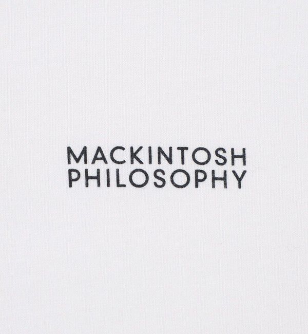 MACKINTOSH PHILOSOPHY「【WEB&一部店舗限定】5.6oz天竺 クルーネックロゴロンＴ」|Tシャツ・カットソー|