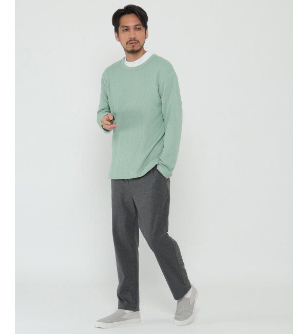 ikka「畦裏起毛アンサンブル」|パーカー|