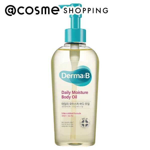  「DermaB デイリーモイスチャーボディオイル 本体/ピーチ (200ml)」|ボディ保湿|その他