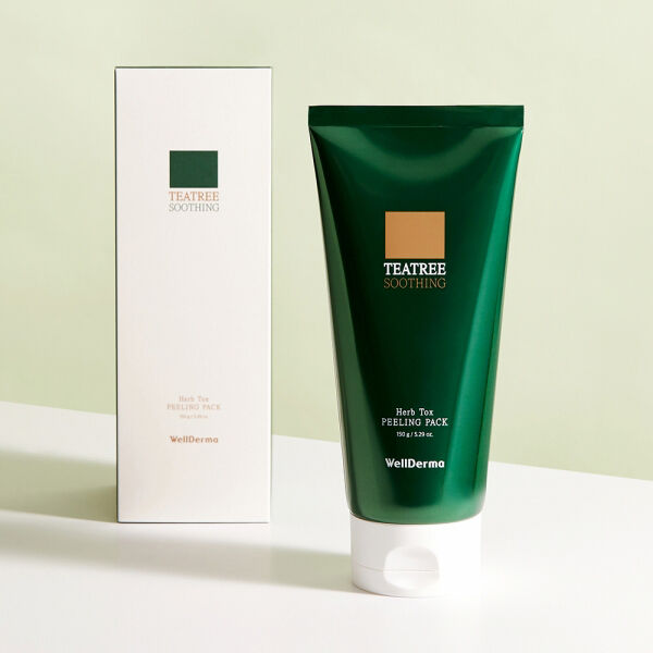  「WELLDERMA ティーツリーハーブピーリングパック 本体 (150g)」|フェイスマスク・パック|