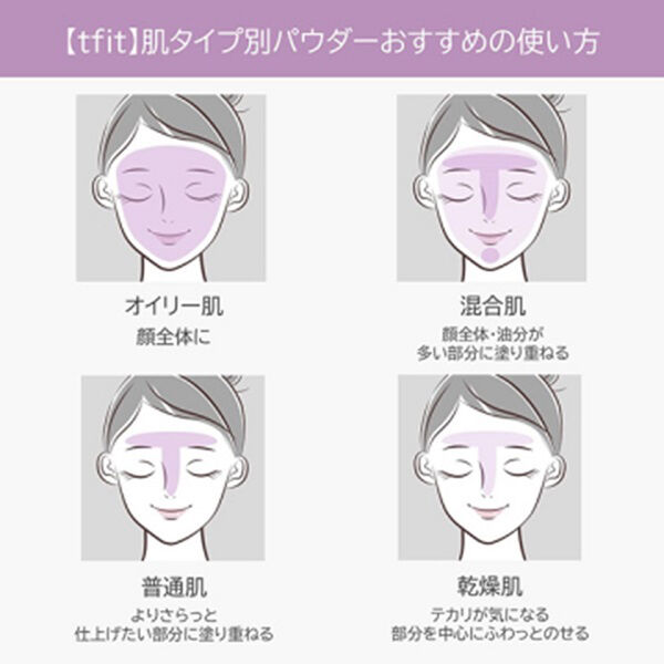  「tfit トランスルーセントセットフィニッシングパウダー 01 ホワイト ミニ (3.5g)」|フェイスパウダー|