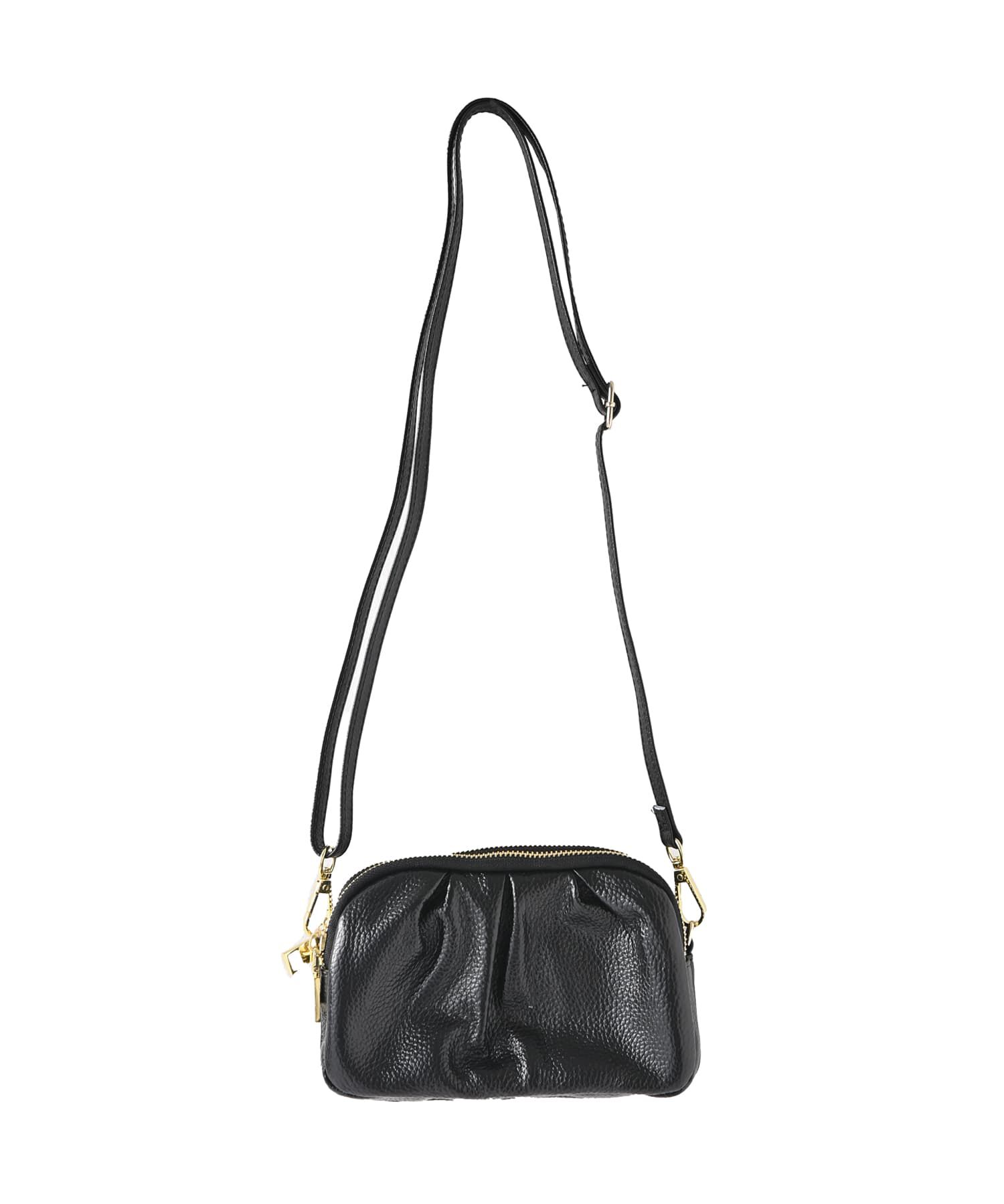 STYLE DELI「【DELI by】ギャザーソフトリアルレザーショルダーバッグ」|ショルダー・メッセンジャー|