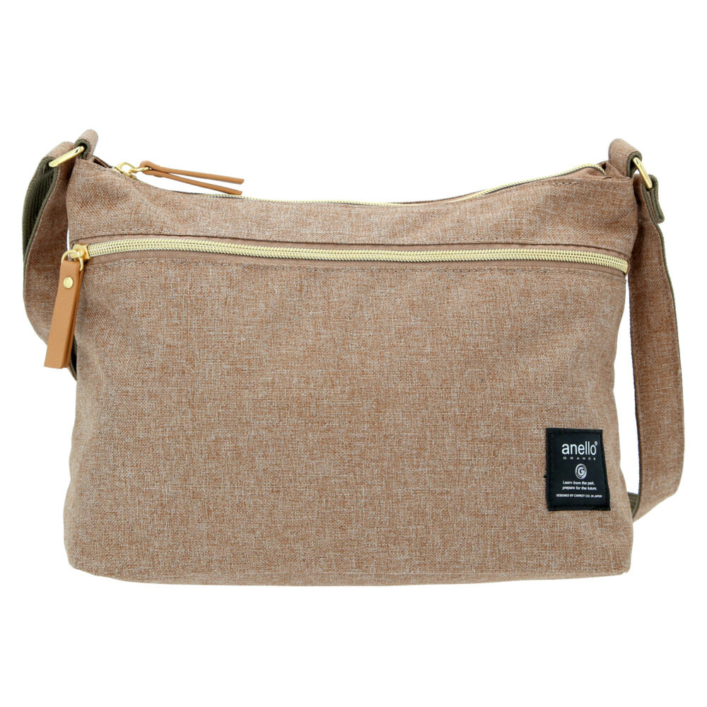 anello「アネロ ショルダーバッグ anello 通販 メンズ レディース 斜めがけ 大人 小さめ A5」|ショルダー・メッセンジャー|ベージュ1