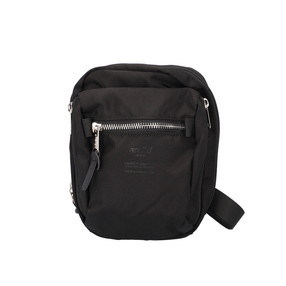 anello「アネロ ミニショルダー anello ATH3236 通販 スリー 縦型 ウォレットショルダー」|ショルダー・メッセンジャー|ブラック1