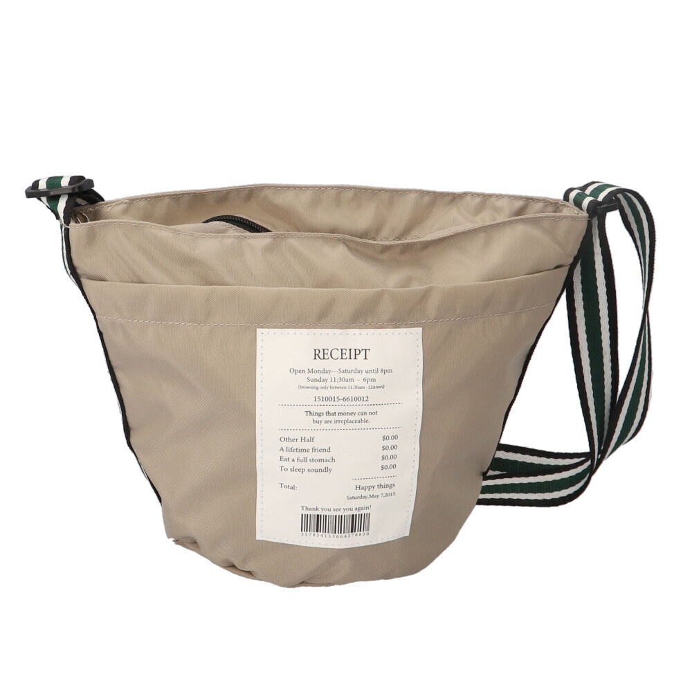 BACKYARD FAMILY「ショルダーバッグ レディース 通販 ラインベルトショルダー ショルダーバック 斜めがけバッグ」|ショルダー・メッセンジャー|ベージュ1