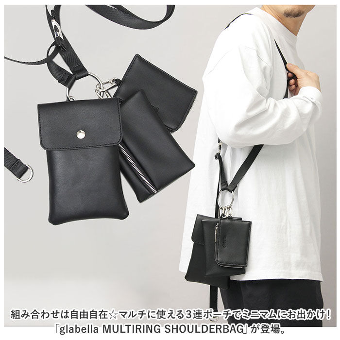 BACKYARD FAMILY「glabella グラベラ ショルダーバッグ ポーチ マルチ リング 通販 ショルダーバック」|ショルダー・メッセンジャー|