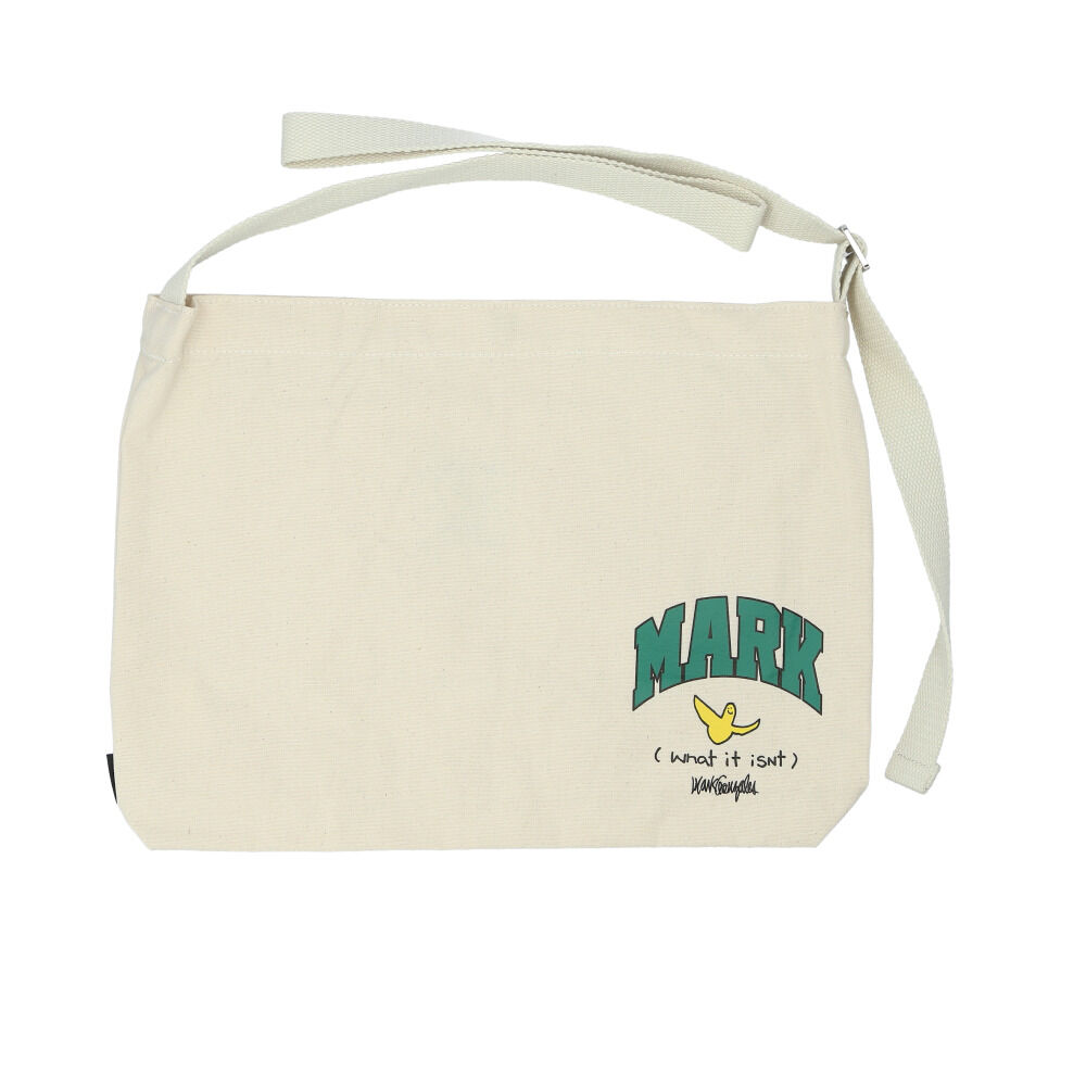 BACKYARD FAMILY「ショルダーバッグ レディース 布 通販 what it isnt キャンバス コットン マーク」|ショルダー・メッセンジャー|グリーン1