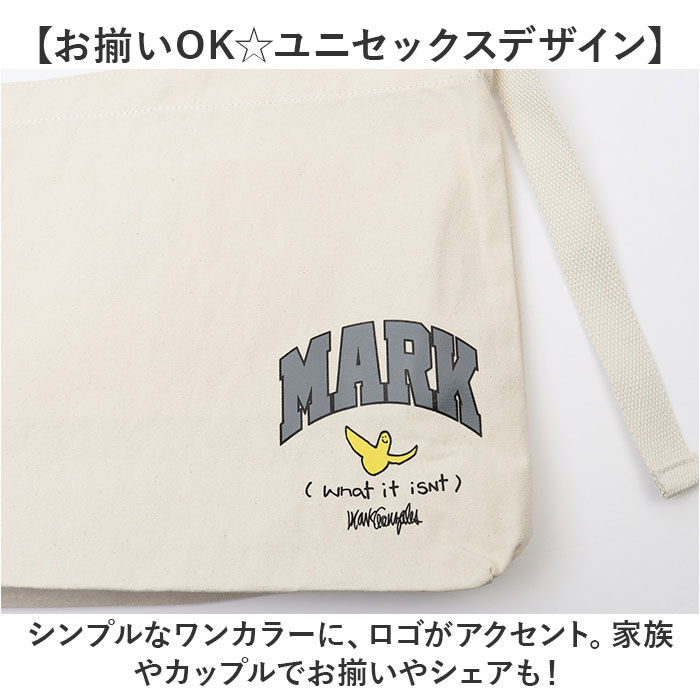 BACKYARD FAMILY「ショルダーバッグ レディース 布 通販 what it isnt キャンバス コットン マーク」|ショルダー・メッセンジャー|