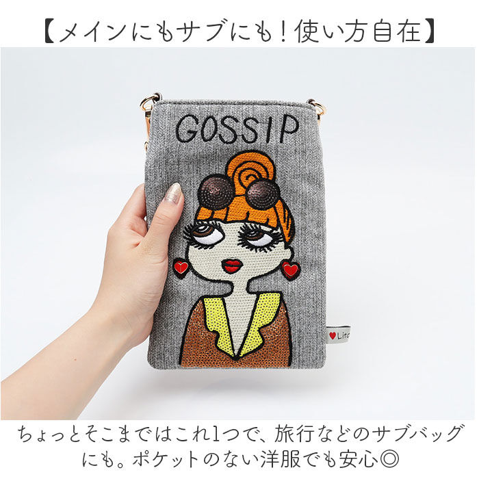 BACKYARD FAMILY「スマホショルダーバッグ レディース 通販 Lyre バッグ スマホバッグ ミニショルダー」|ショルダー・メッセンジャー|