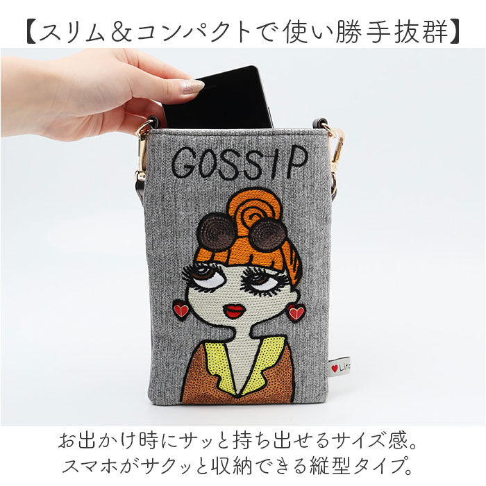 BACKYARD FAMILY「スマホショルダーバッグ レディース 通販 Lyre バッグ スマホバッグ ミニショルダー」|ショルダー・メッセンジャー|