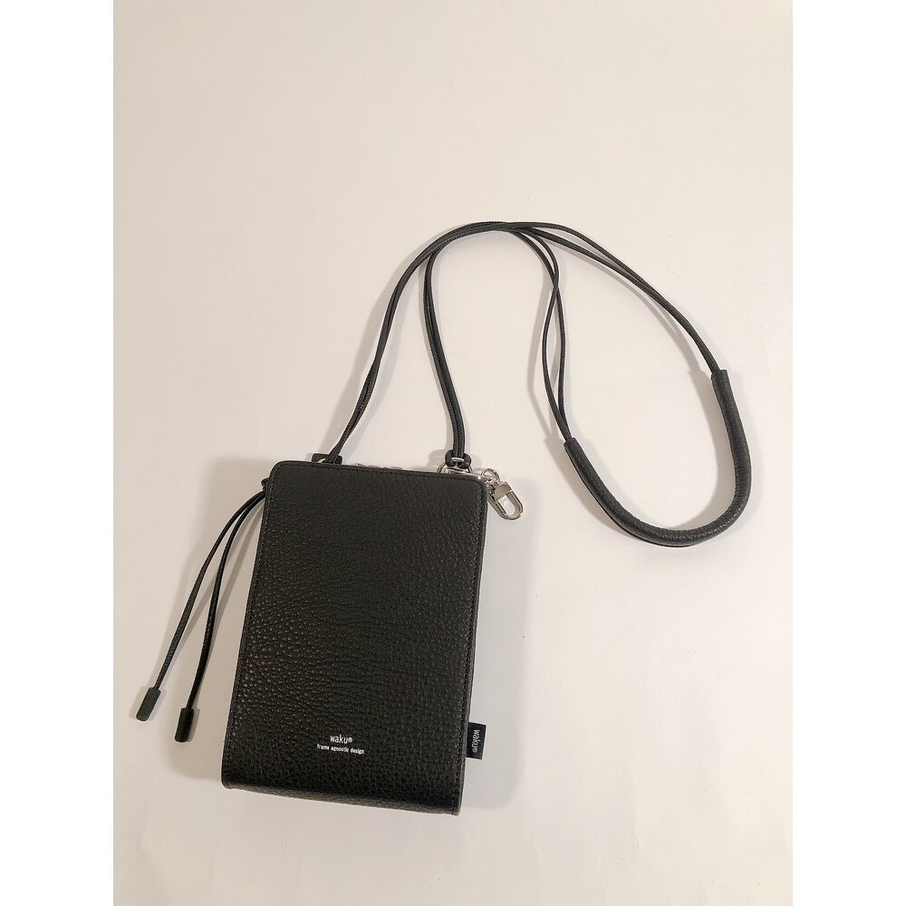 BACKYARD FAMILY「waku ワク ショルダーバッグ ウォレット WK-0018 通販 ウォレットショルダー」|ショルダー・メッセンジャー|ブラック1