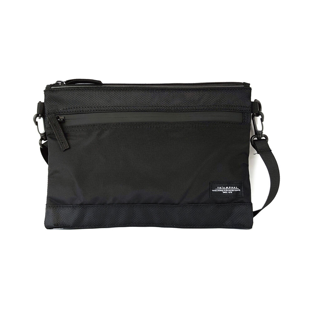 BACKYARD FAMILY「サコッシュ メンズ レディース 通販 ショルダーバッグ ナイロン ミニバッグ ショルダーバック」|ショルダー・メッセンジャー|ブラック1