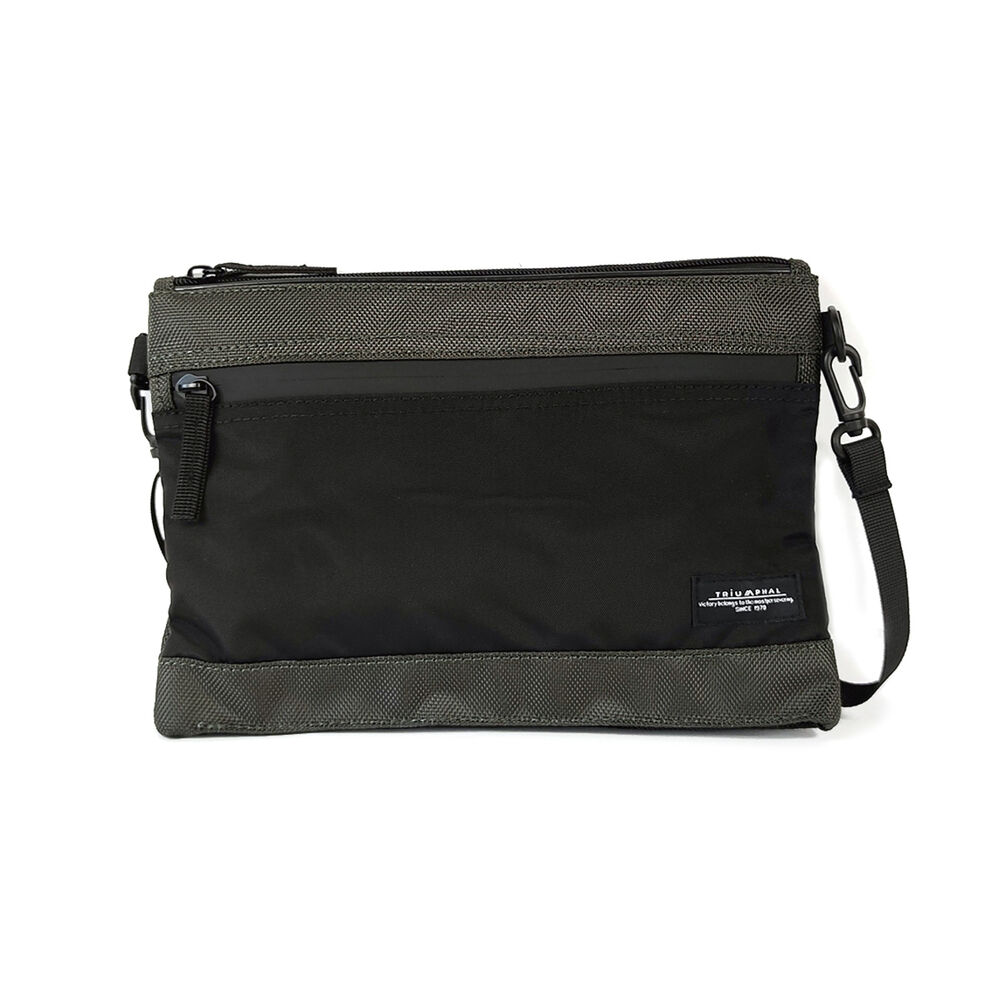 BACKYARD FAMILY「サコッシュ メンズ レディース 通販 ショルダーバッグ ナイロン ミニバッグ ショルダーバック」|ショルダー・メッセンジャー|グレー1