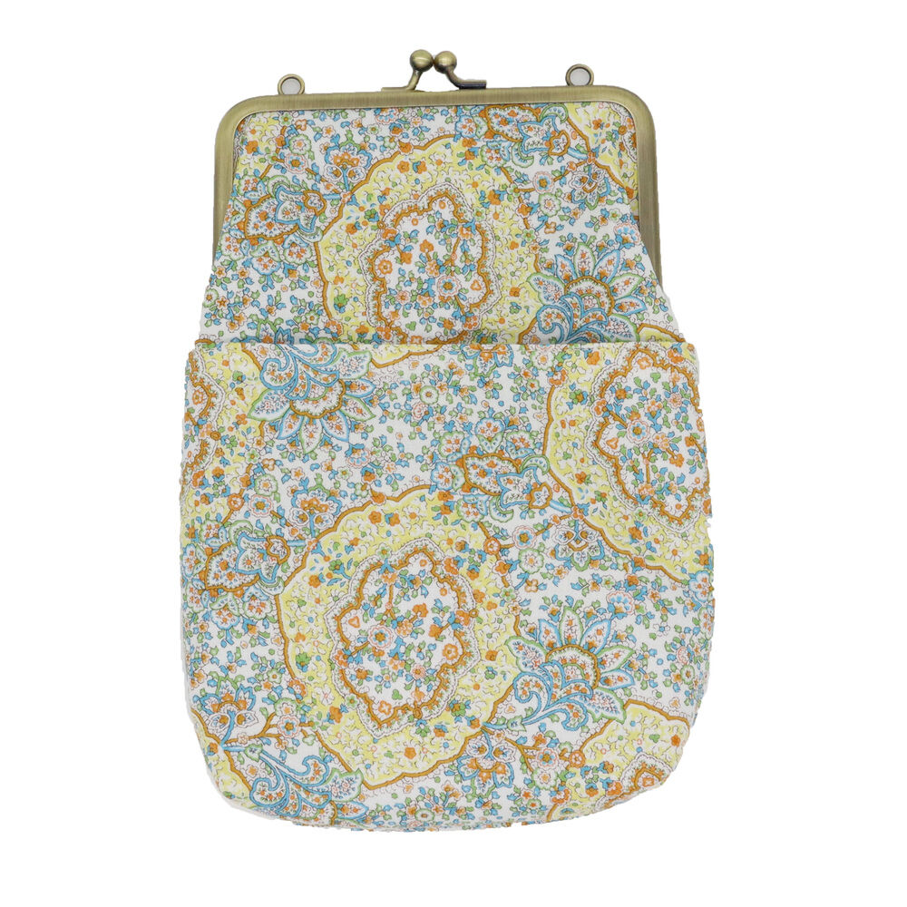 BACKYARD FAMILY「がま口ショルダーバッグ 楽天 ハンドバッグ 手提げ ショルダーバッグ ショルダーバック がま口」|ショルダー・メッセンジャー|イエロー2