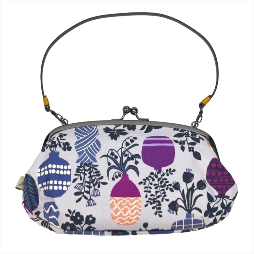 BACKYARD FAMILY「がま口ショルダーバッグ 楽天 ハンドバッグ 手提げ ショルダーバッグ ショルダーバック がま口」|ショルダー・メッセンジャー|パープル1