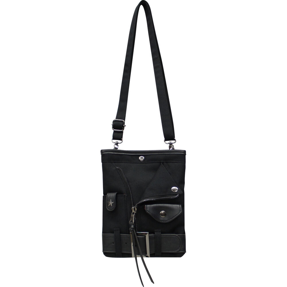 BACKYARD FAMILY「ショルダーバッグ レディース 通販 シザーバッグ ポシェット ライダースバッグ 斜め掛け おしゃれ」|ショルダー・メッセンジャー|ブラック2