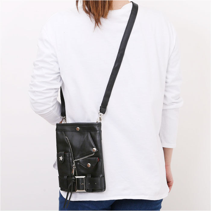 BACKYARD FAMILY「ショルダーバッグ レディース 通販 シザーバッグ ポシェット ライダースバッグ 斜め掛け おしゃれ」|ショルダー・メッセンジャー|