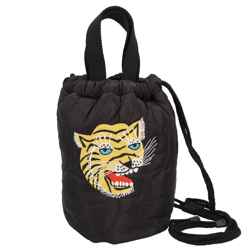 BACKYARD FAMILY「ナイロン キルティング バッグ 通販 ショルダーバッグ 小さめ ミニトートバッグ メンズ」|ショルダー・メッセンジャー|ブラック1