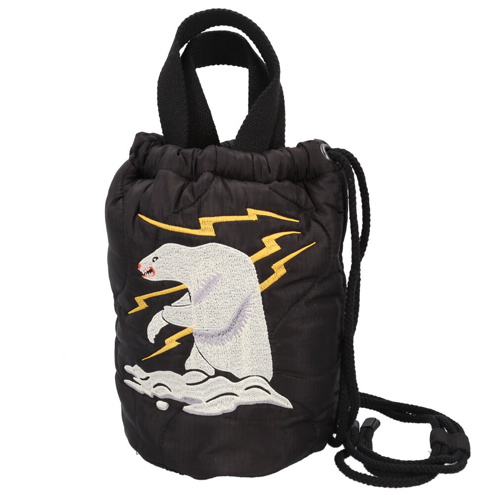 BACKYARD FAMILY「ナイロン キルティング バッグ 通販 ショルダーバッグ 小さめ ミニトートバッグ メンズ」|ショルダー・メッセンジャー|ブラック3