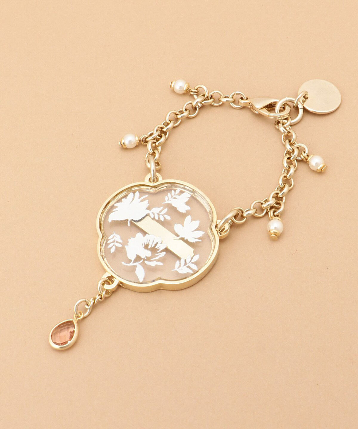 Samantha Thavasa「クリアフラワーバッグチャーム」|チャーム・キーホルダー|