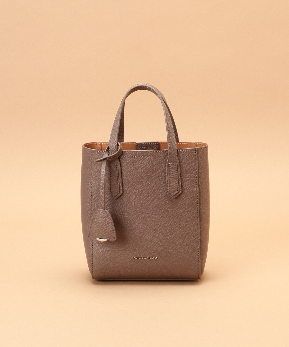 Samantha Thavasa「ミニトートデザイン ショルダーバッグ」|ショルダー・メッセンジャー|グレージュ