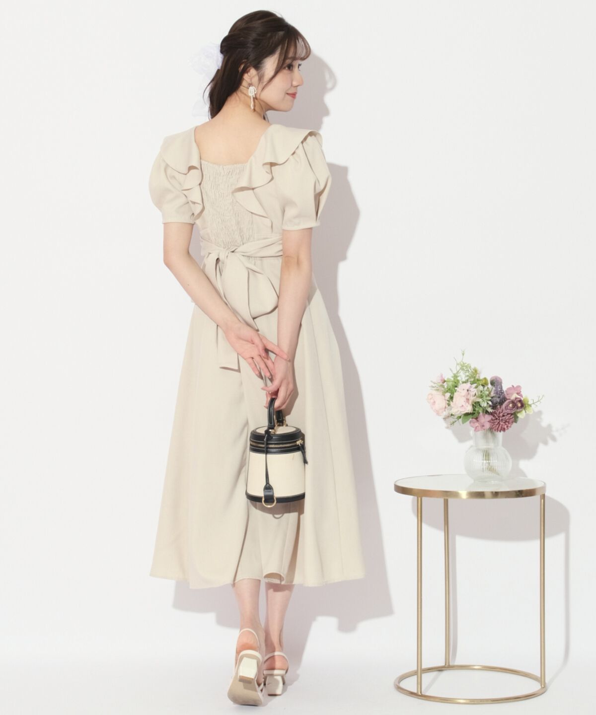 WILLSELECTION「バックリボンフリルワンピース」|ワンピース|