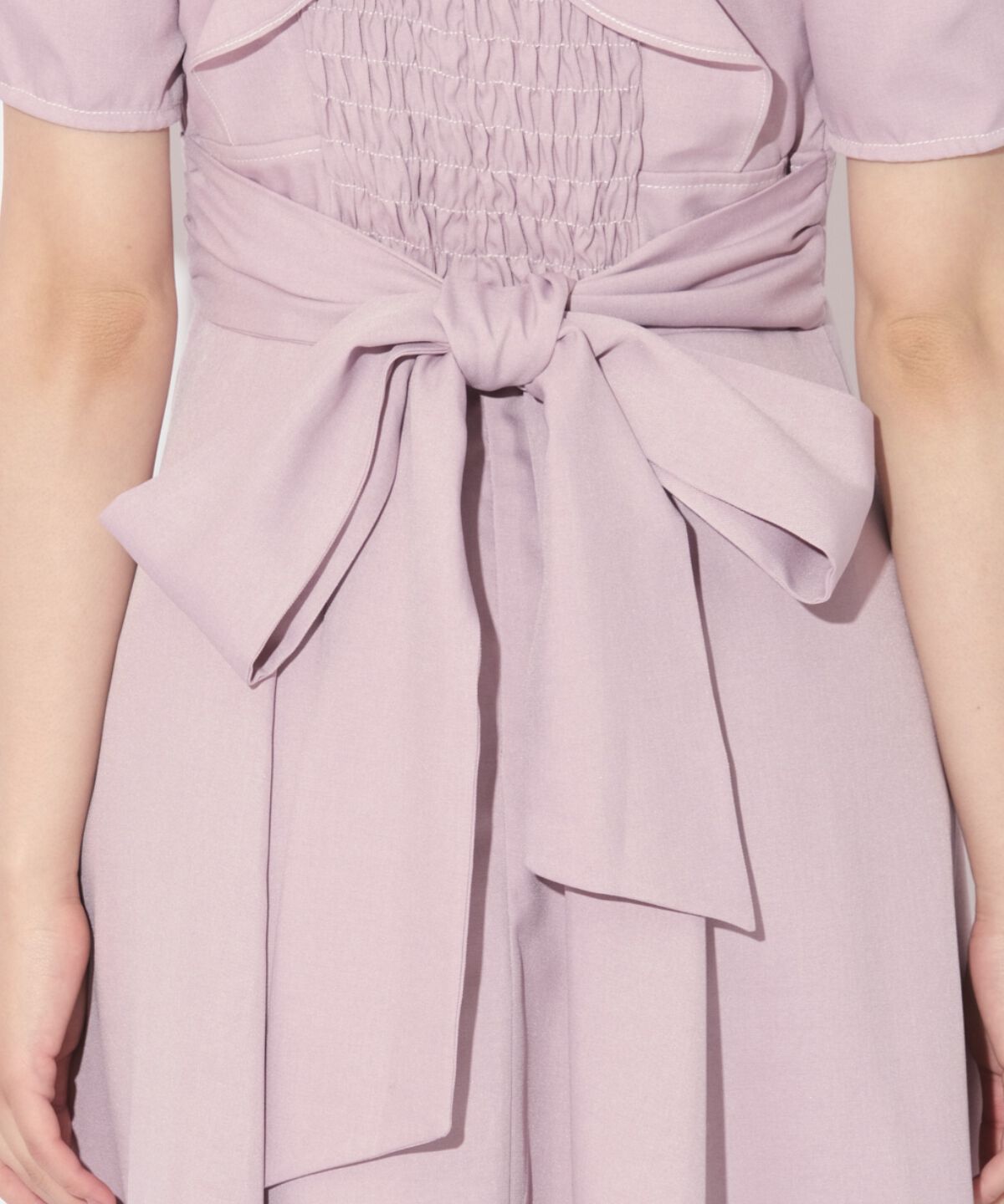 WILLSELECTION「バックリボンフリルワンピース」|ワンピース|