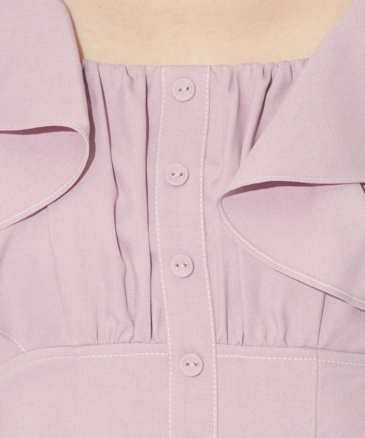 WILLSELECTION「バックリボンフリルワンピース」|ワンピース|